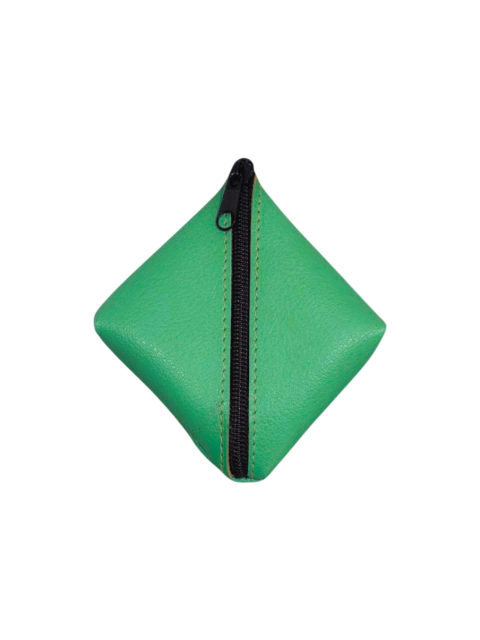 Porta-moedas Retângulo em couro sintético
