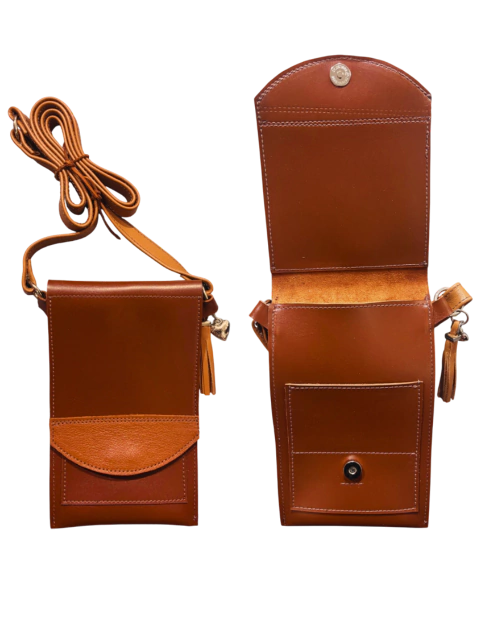 Bolsa Porta-celular em couro sintético