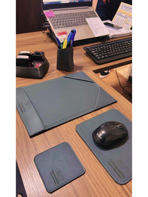 Kit Office Liart em couro sintético